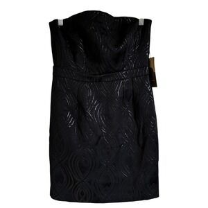 Target Limited Edition Strapless Dress Party Cocktail‎ Black Size 6